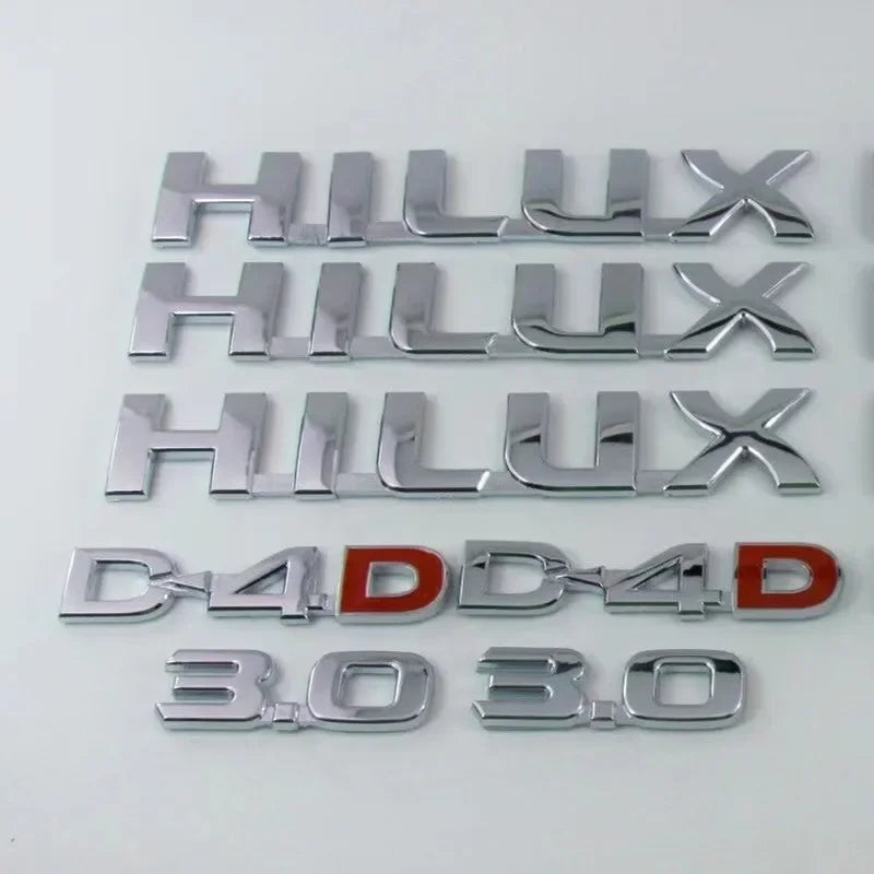 Blacked out N70 hilux badges, suitable models 2005-2015