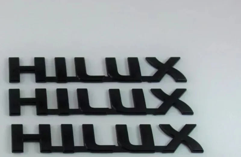 Blacked out N70 hilux badges, suitable models 2005-2015