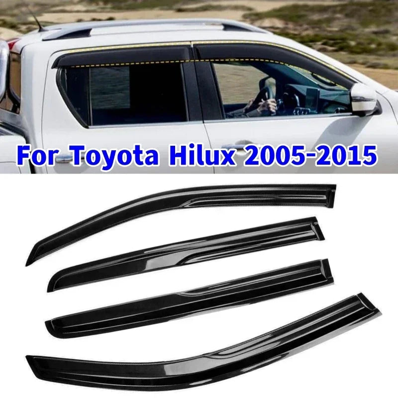 Hilux weather window shields, 2005-2015